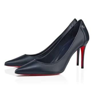 Sporty Kate – 85 mm pumps – Nappalæder – Marineblå – Dame