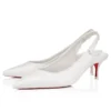 Sporty Kate Sling – 55 mm slingback-pumps – lammeskind – Bianco – kvinder Sporty Kate Sling – 55 mm slingback-pumps – lammeskind – Bianco – kvinder