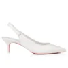 Sporty Kate Sling – 55 mm slingback-pumps – lammeskind – Bianco – kvinder Sporty Kate Sling – 55 mm slingback-pumps – lammeskind – Bianco – kvinder