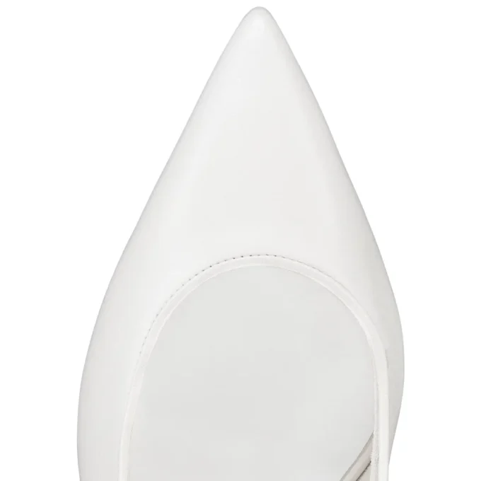 Sporty Kate Sling – 55 mm slingback-pumps – lammeskind – Bianco – kvinder Sporty Kate Sling – 55 mm slingback-pumps – lammeskind – Bianco – kvinder