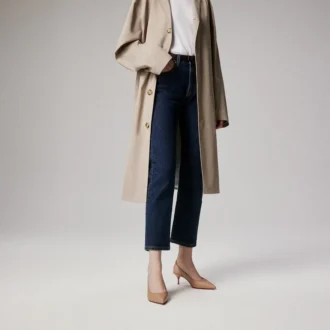 Sporty Kate Sling – 55 mm slingback-pumps – lammeskind – blush – kvinder