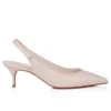 Sporty Kate Sling – 55 mm slingback-pumps – lammeskind – Leche – kvinder
