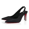 Sporty Kate Sling – 85 mm slingback-pumps – lammeskind – sort – kvinder Sporty Kate Sling – 85 mm slingback-pumps – lammeskind – sort – kvinder