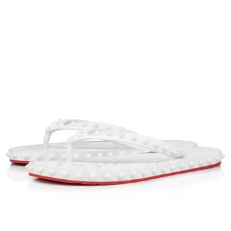 Super Loubi Flip Dame – Flip-flops – Gummi – Bianco – Dame