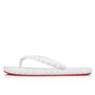 Super Loubi Flip Dame – Flip-flops – Gummi – Bianco – Dame