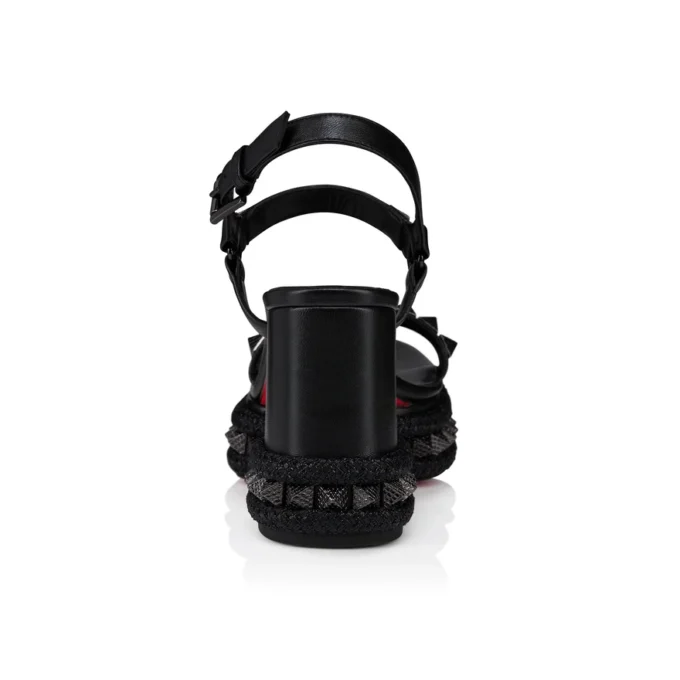 Superaclou – 85 mm remsandaler – lammeskind – sort – kvinder Superaclou – 85 mm remsandaler – lammeskind – sort – kvinder
