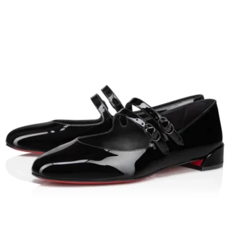 Sweet Jane – Ballerinasko – Lakeret kalveskind – Sort – Dame