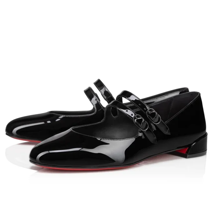 Sweet Jane – Ballerinasko – Lakeret kalveskind – Sort – Dame