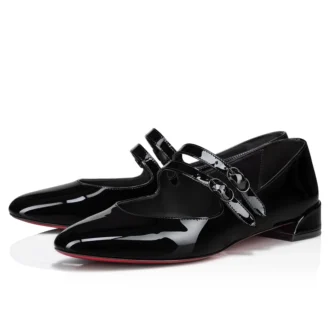 Sweet Jane – Ballerinasko – Lakeret kalveskind – Sort – Dame