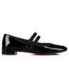 Sweet Jane – Ballerinasko – Lakeret kalveskind – Sort – Dame