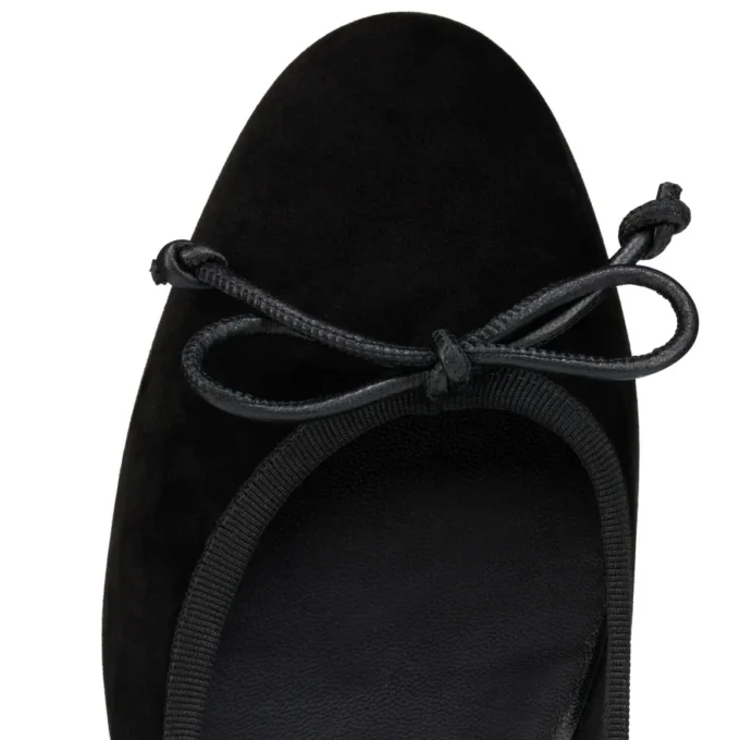 Sweetie Jane – Ballerinasko – Kalveskind – Sort – Dame
