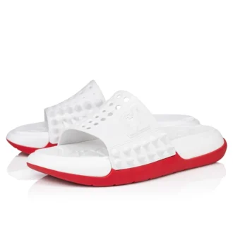 Take It Easy – Mules – Gummi – Hvid – Herre