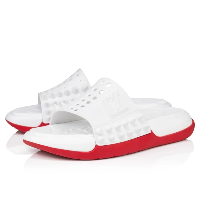 Take It Easy – Mules – Gummi – Hvid – Herre