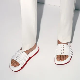 Take It Easy – Mules – Gummi – Hvid – Herre