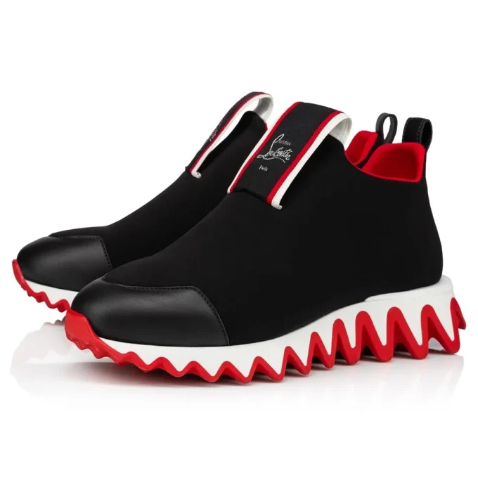 Tiketa Run – Sneakers – Kalveskind og neopren – Sort – Dame Tiketa Run – Sneakers – Kalveskind og neopren – Sort – Dame