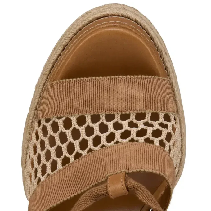 Toledissima – 130 mm espadriller – mesh og voksbehandlet kalveskind – Lionne – kvinder