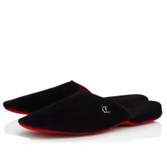 Tonton Dede – Loafers – Fløjl – Sort – Herre