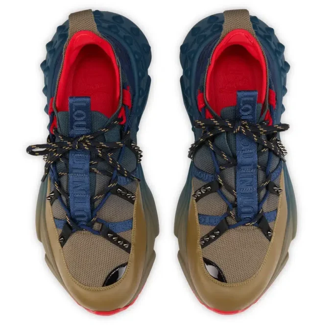 Trailnrun – Sneakers – kalveskind, neopren og mesh – Bronzo – Herre Trailnrun – Sneakers – kalveskind, neopren og mesh – Bronzo – Herre