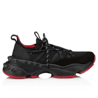 Trailnrun – Sneakers – Ruskind, kalveskind og stof – Sort – Herre