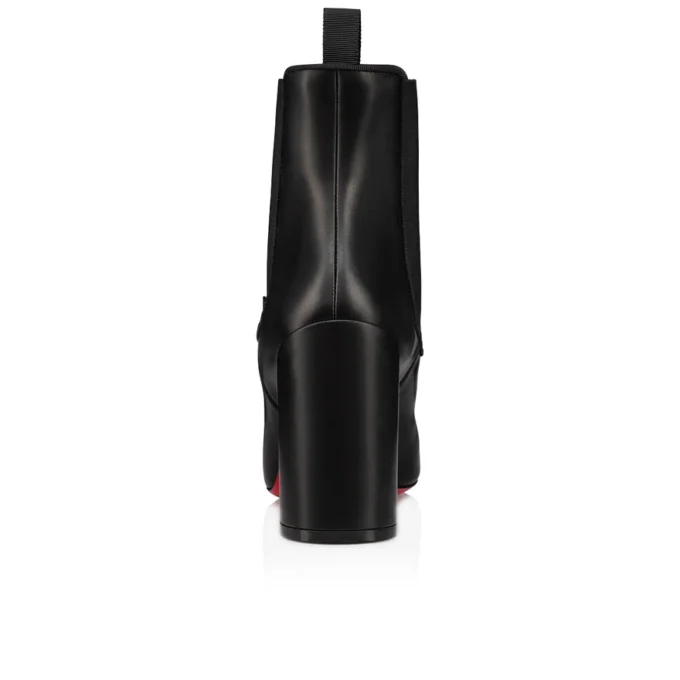 Turelastic – 84 mm lave støvler – kalveskind – sort – kvinder Turelastic – 84 mm lave støvler – kalveskind – sort – kvinder
