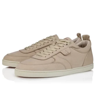 Tutti Rui – Sneakers – Kalveskind med struktur – Beige – Herre