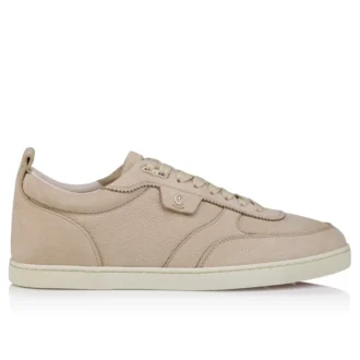 Tutti Rui – Sneakers – Kalveskind med struktur – Beige – Herre