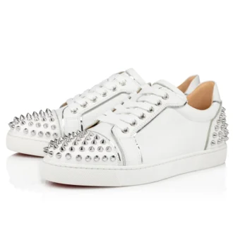 Vieira 2 – Sneakers – Kalveskind og lamineret kalveskind – Bianco – Dame