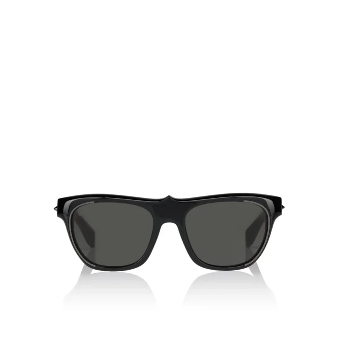 Vores Georges Lb0006 – Solbriller – Acetat – Skinnende sort