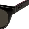 Vores Georges Lb0006 – Solbriller – Acetat – Skinnende sort