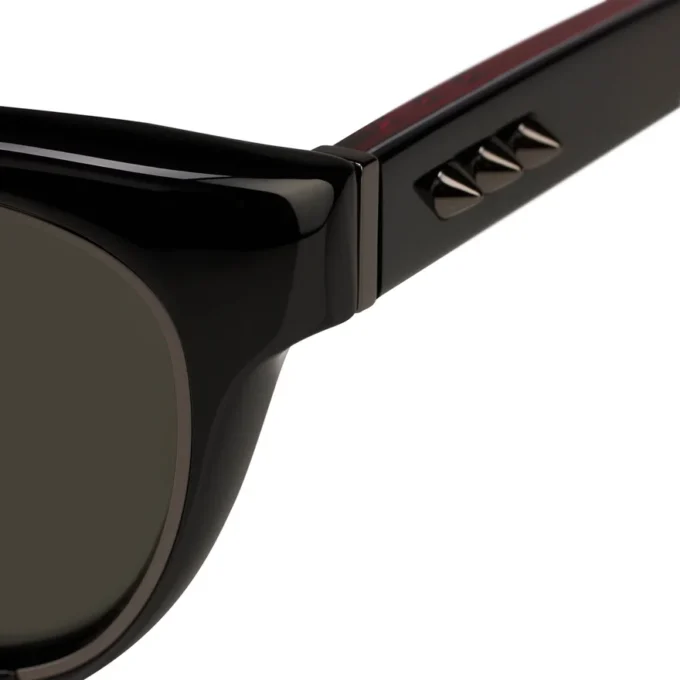 Vores Georges Lb0006 – Solbriller – Acetat – Skinnende sort