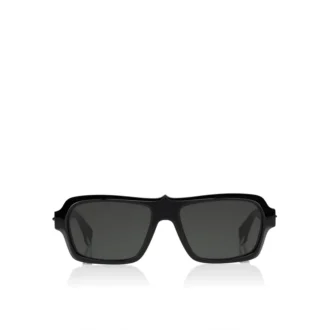 Vores Georges Lb0027 – Solbriller – Acetat – Skinnende sort