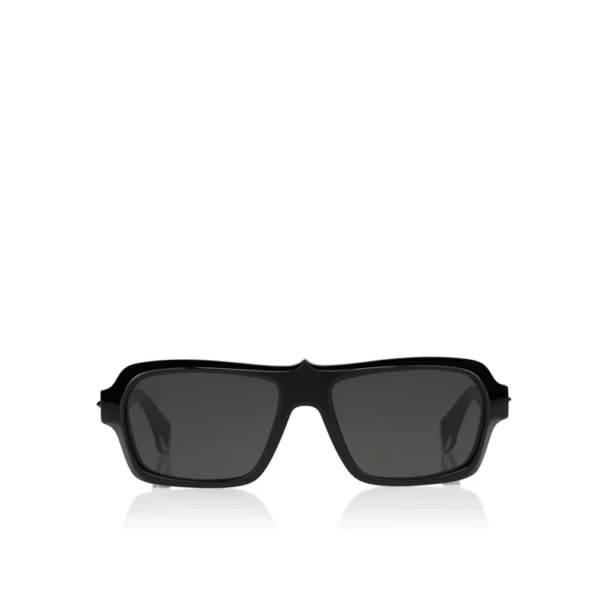 Vores Georges Lb0027 – Solbriller – Acetat – Skinnende sort