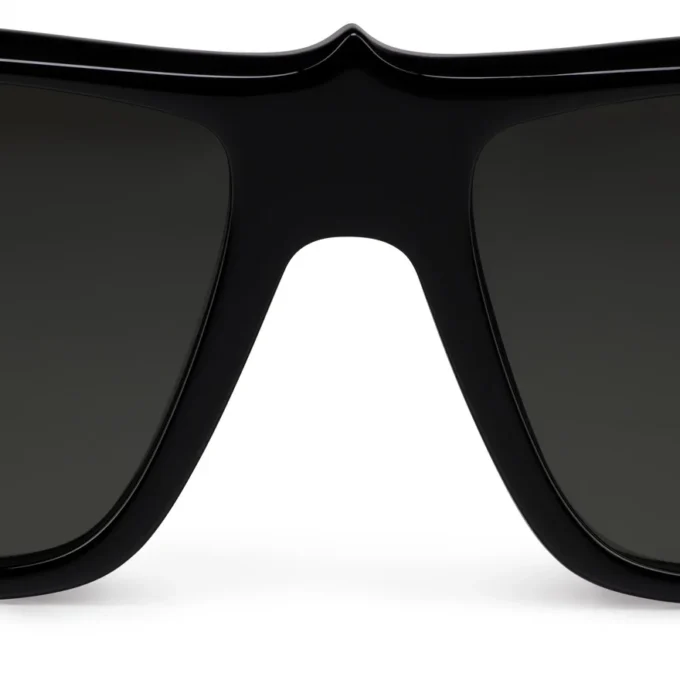 Vores Georges Lb0027 – Solbriller – Acetat – Skinnende sort