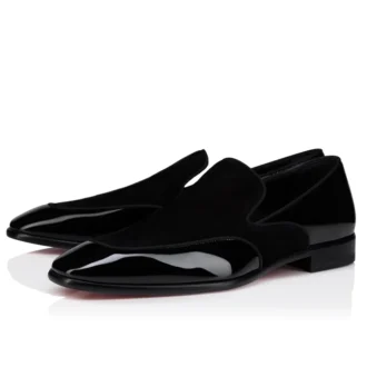 Yaki – Loafers – Lakeret kalveskind og Veau Velours – Sort – Herre Yaki – Loafers – Lakeret kalveskind og Veau Velours – Sort – Herre