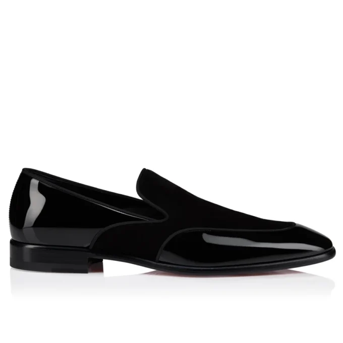 Yaki – Loafers – Lakeret kalveskind og Veau Velours – Sort – Herre Yaki – Loafers – Lakeret kalveskind og Veau Velours – Sort – Herre