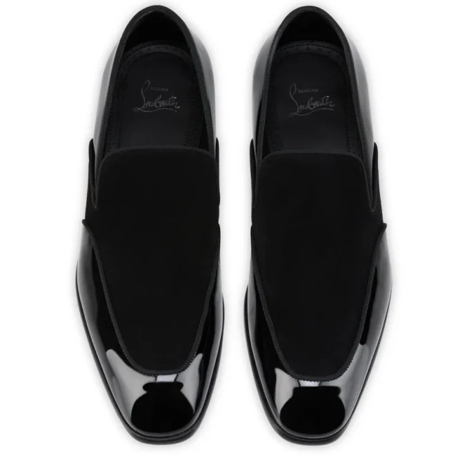 Yaki – Loafers – Lakeret kalveskind og Veau Velours – Sort – Herre Yaki – Loafers – Lakeret kalveskind og Veau Velours – Sort – Herre